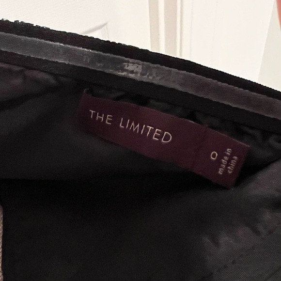 The Limited Strapless Ruffle Mini Formal Dress In Black And White Size 0 - Picture 5 of 16